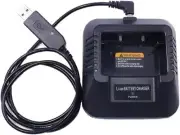 USB Desktop Battery Charger for Baofeng UV-5R UV-5RA UV-5RB UV-5RC UV-5RD UV-5RE