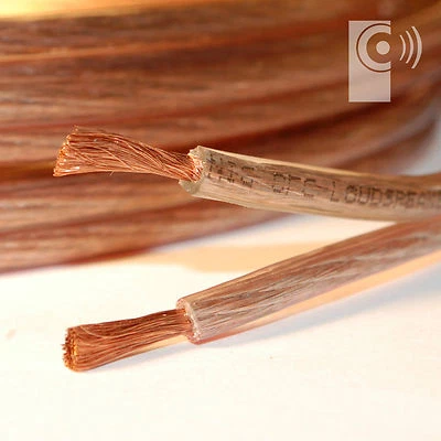 1.5mm² OFC Studio Grade LoudSpeaker Cable Oxygen Free Copper 18AWG cut to length