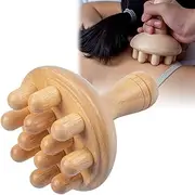 Wood Therapy Mushroom Massage Tools, Wooden Mushroom Massager, Anti Cellulite Lymphatic Drainage Therapy Massage Cup Tools for Body Shaping