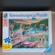 Ravensburger Summer at the Lake 300 Large Piece Format Jigsaw Puzzle 2020 New
