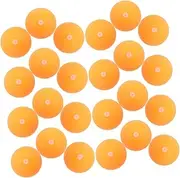 MOBUTOFU 50pcs Silicone Plugged Table Tennis Balls with Punch Holes for Training Convenient Hanging Design Durable Material for Extended Practice Sessions