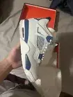 Size 9 Nike Jordan 4 Military Blue New
