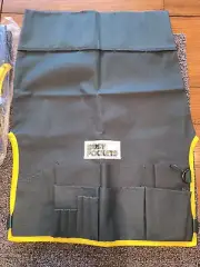 LOT (2) Busy Pockets Work Apron Green Yellow One Size - U Get 2