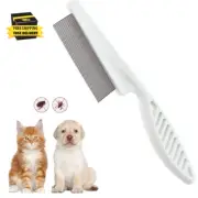 Flea Comb for Dogs and Cats, Pet Lice Comb Fine Tooth Grooming Tool for Removing