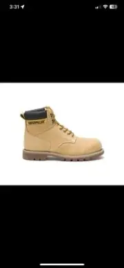 Caterpillar Men Second Shift Steel Toe Work Boot Boot Leather Size 9.5