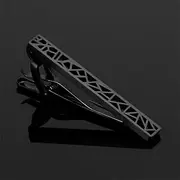 [SLEDEZ] Mens Tie Clip Casual Simple Tie Clip Men's Formal Tie Clip(Black)