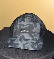 Titleist Golf Monterey Mesh Lightweight Fitted Hat Cap CAMO L-XL NEW