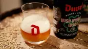 Duvel Beer Glass Barrel Aged Irish Whiskey Edition very rare Red D Belgium