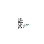[ALAN CROCETTI] Mini Spike Alien Aqua Ear Cuff Silver