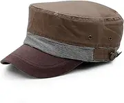 [Generic] Men's Hat Men's and Women's Spring and Autumn Retro Leisure Full Seal Outdoor Flat Cap Do Old Cotton Duck Tongue Hat Sun Hat