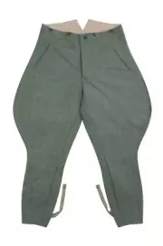 WW2 German Heer / Elite Officer Fieldgrey Wool Breeches