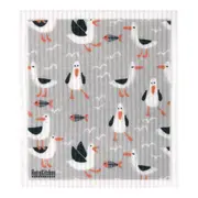 RetroKitchen Compostable Sponge Cloth - Seagulls | Flora & Fauna AU