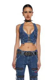 [Tripp NYC] Power Halter Top - Blue