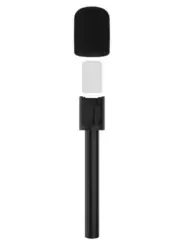 VYES Microphone Interview Handle Interview Handheld Adapter with Foam for DJI