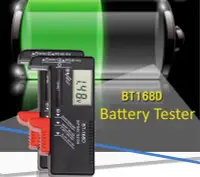 在飛比找Yahoo!奇摩拍賣優惠-Battery Tester電池電量測試儀數顯檢測顯示器BT