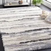 Shimmer Beam Shag Rug