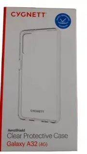 Cygnett AeroShield Clear Protective Case Galaxy A32(4G) Shock Absorbing Corners