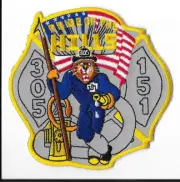 New York Fire Department (FDNY) Engine 305 Ladder 151 Patch V1