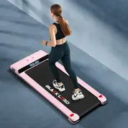 BLACK LORD Treadmill Electric Walking Pad Steel Frame Under Desk Gym 410mm Pink
