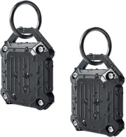 Waterproof Airtag Holder Keychain Case,Compatible Apple Air Tag Tracker - 2 Pack