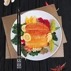 1 Pair Food Stick Non-stick Rust-proof Frosted Treatment Chop Stick Eco-friendly