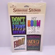 Vintage 1984 Hallmark Seasonal Stickers - Video Maniac