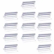 16 Pcs Classification Plate Shopping Sneeze Guard for Counter Sticker Holder