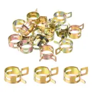 ID 17mm 21/32inch Fuel Line Hose Clips,Pipe Clamps,Spring Hose Clamp,20PCS