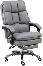 Gamichair, Multiple Colour Pu Computer Chairs Office Swivel Chair High Back Swivel Height Adjustment Pc Desk Chair Desk Chairs/Pink(Grey)