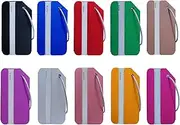 [Tsilin] 10 Pcs Metal Luggage Tags for Suitcases,Aluminum Alloy Luggage Suitcase Baggage Handbag Tags with ID Label Card and Steel Loop,Luggage Identifier Labels Set