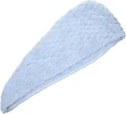 ASAKKURA Hair Turban Towel Wrap for Wet Hair Quick Drying Shower Cap Cloud Velour Material No Shedding Easy to Wear Multi Functional Design for Bathing