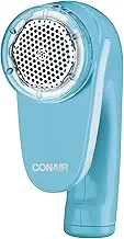 Conair Fabric Shaver and Lint Remover, Battery Operated Portable Fabric Shaver, Blue