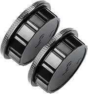 Body Cap and Lens Rear Cap Cover Replacement Set for CONTAX Yashica C/Y Mount Lens&Cameras,2 Sets