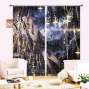 Ice Cream Texture Light 3D Curtain Blockout Photo Printing Curtains Drape Fabric