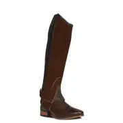 Kids' Pro Suede Ribbed Half Chap