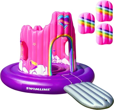 Swimline Giant Inflatable Giant Habitat Castle Pool Float Series for Kids and Ad