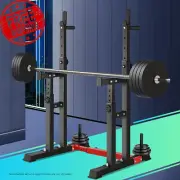 Squat Rack Adjustable Weight Bench Press Barbell Bar Stand Lifting Dipping Stati