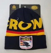 Adelaide Crows AFL Adults Merino Wool Retro Heritage Throwback Beanie New