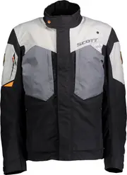 Scott Terrain Dryo, textile jacket waterproof , color: Black/Light Grey/Grey , size: M