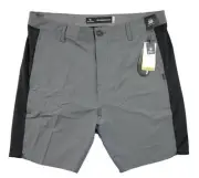 Rip Curl Mens Hybrid Boardwalk Shorts 38 Swimwear Swim Trunks Stretch Gray $70