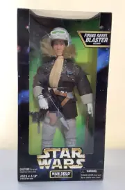 New KENNER 1997 Star Wars 12” HAN SOLO IN HOTH GEAR Action Figure