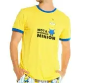 NEW PETER ALEXANDER MINIONS PJ SET TOP & JOGGERS PANTS SET MENS LARGE L $139.90