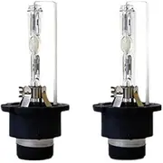 ALS-MIKD4C-8000K HID Bulb, For D4C/D4S/D4R, 3400 Lumens, Genuine Replacement, Earthquakeproof, 35W, 8000K, 12V/24V, Set of 2