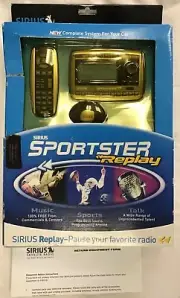 SIRIUS SPORTSTER REPLAY SP-TK2 - FOR HOME, CAR, BOAT - NEW