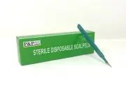 Disposable Scalpel Sterile 10A Plastic Handle by P&P Medical Surgical Box of 250