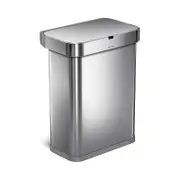 58 Liter Sensor Trash Can with Liner Pocket