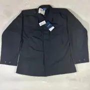 NEW BDU Propper Military Coat Jacket - Black - Large 2 Pocket RIP-STOP NWT