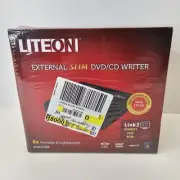 Liteon External Slim DVD/CD 8X Writer Model eNAU108