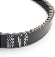 Fan Drive Belt Motorcycle Scooter Drive Belt 669 729 799 743 788 835 842 for GY6 50cc 150cc 139qmb 1p39qmb 147qmd 152qmi 157amj for Minarelli Jog (Color : 669-18-30)