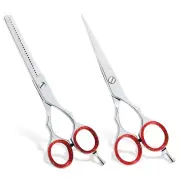 NEW PROFESSIONAL JAPANESE HAIR CUTTING+THINNING SCISSORS BARBER SHEARS SET 6.5"